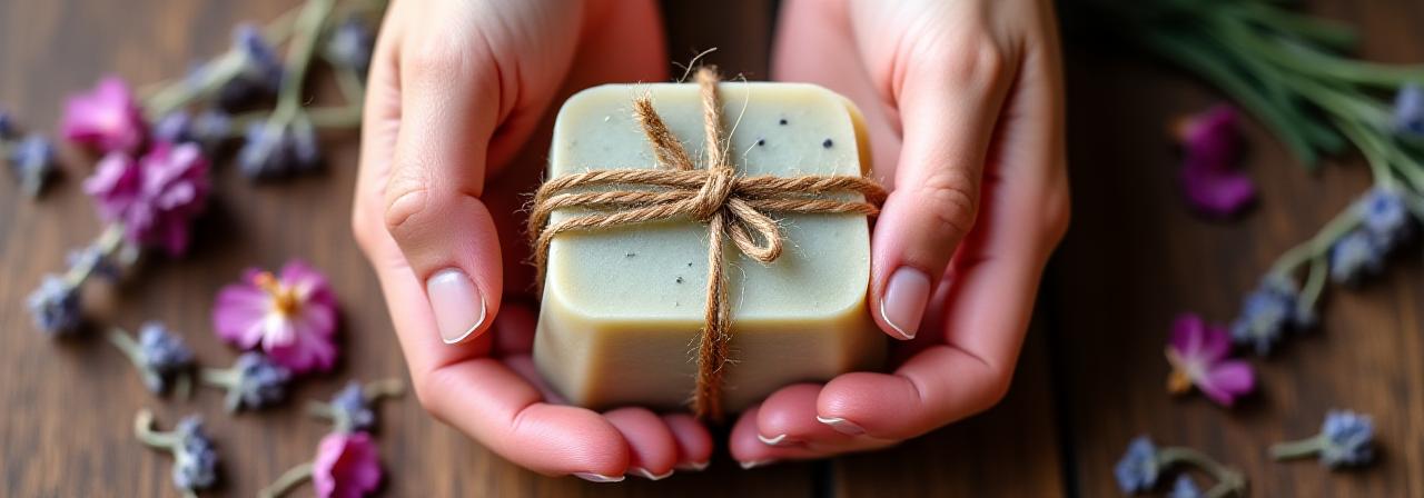 Artigiano al lavoro nel laboratorio cosmetico